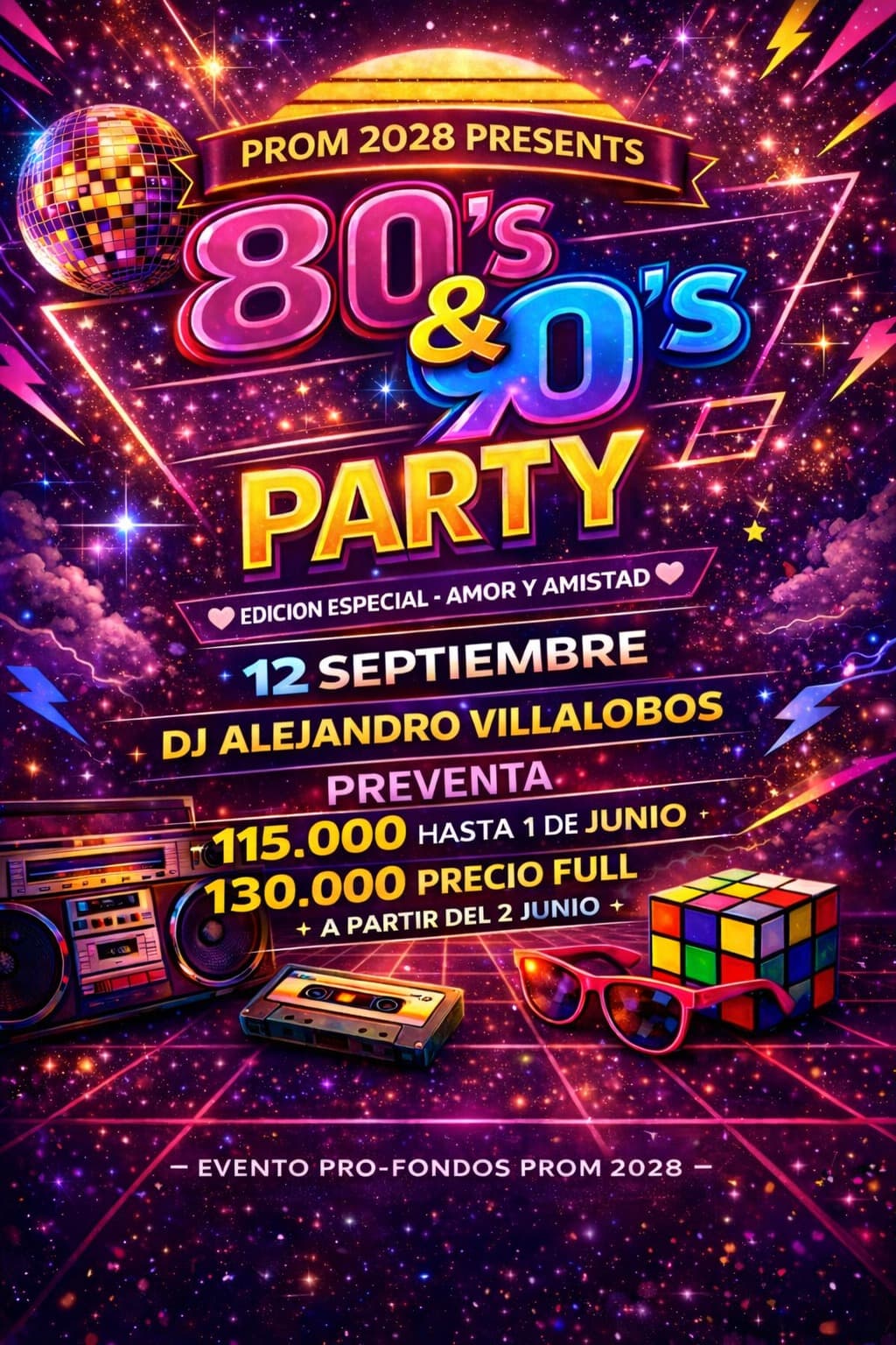 80´S PARTY ALEJANDRO VILLALOBOS